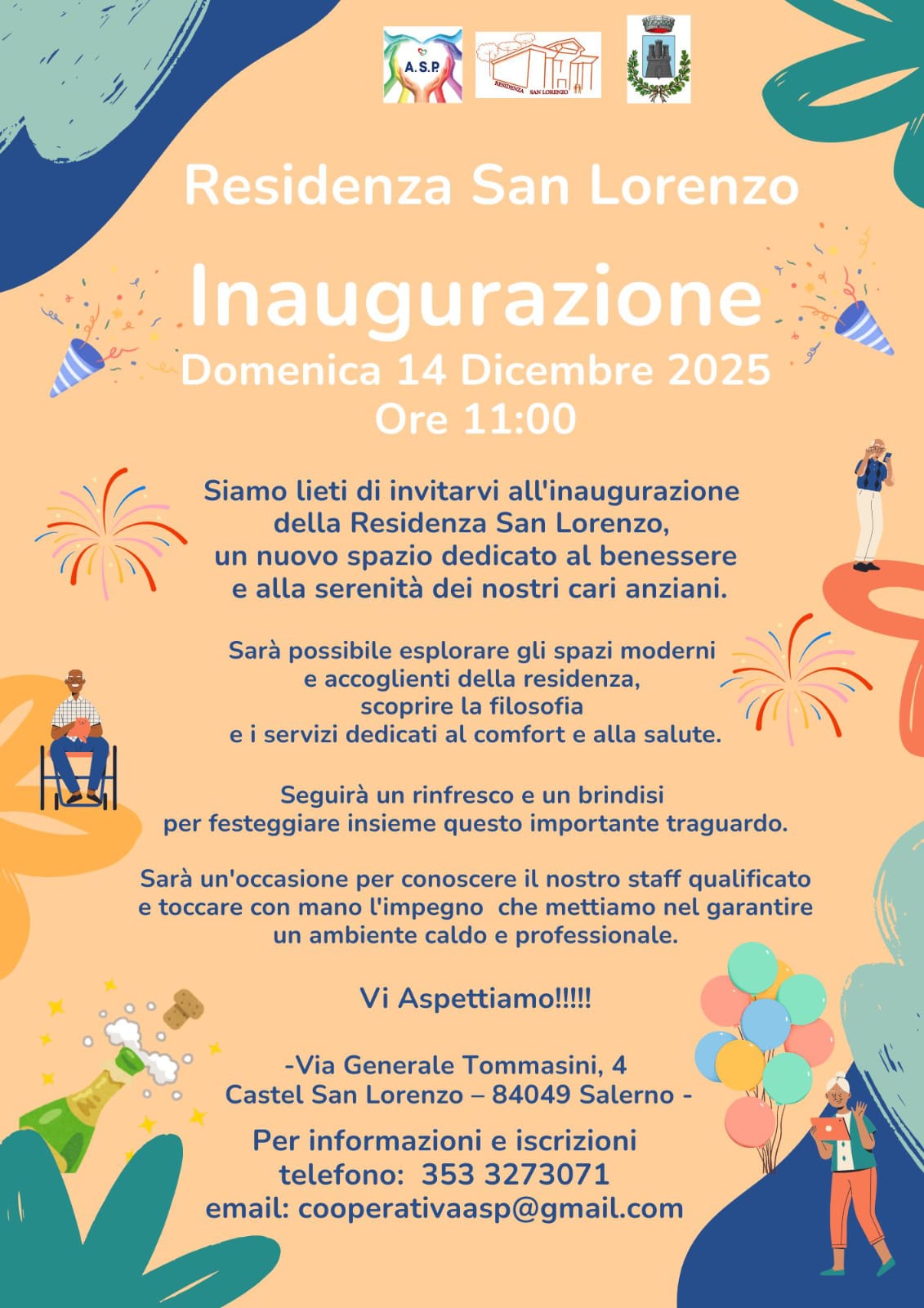 inaugurazione residenza san lorenzo